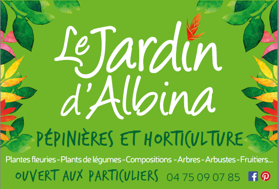 logo jardin d'albina