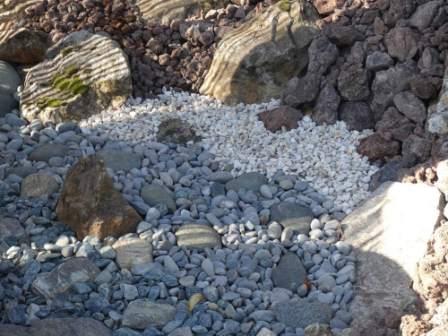 le cours d'eau se remplit